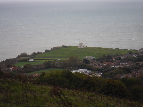 Martello Tower No. 3 and Folkestone Outskirts SWC Walk 93 - North Downs Way: Sandling to Folkestone or Dover