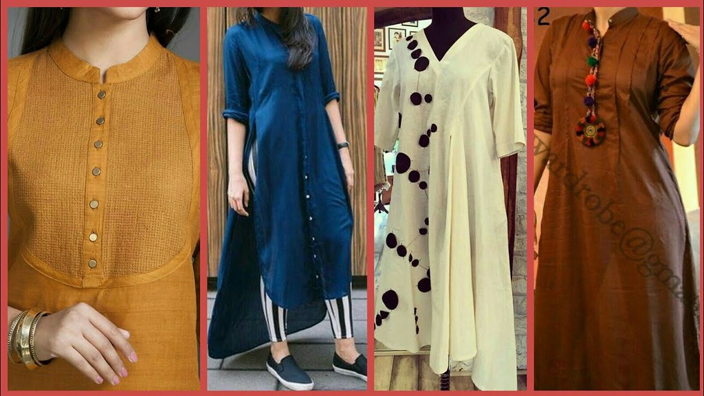 Ladies kurta designs new fashion for girls - Simple Craft Idea-saigonsouth.com.vn