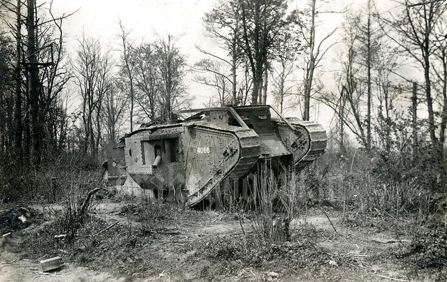British Mark IV 'Male' 4066, Doingt in Northern France 1918