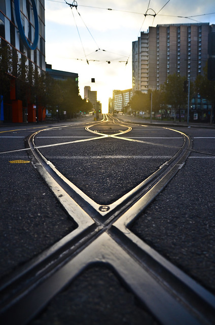 Tram tracks