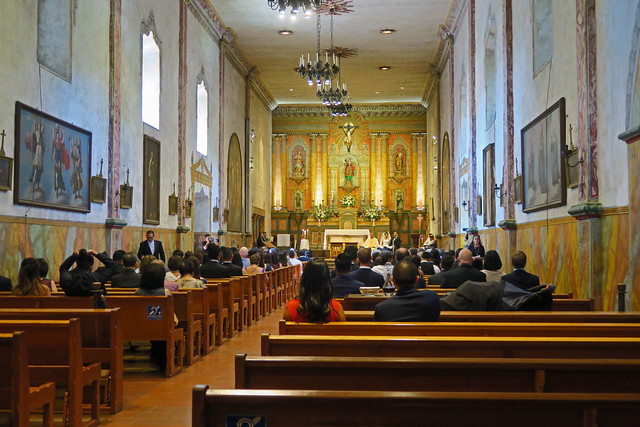 Wedding Ceremony - Main Chapel of Mission Santa Barbara