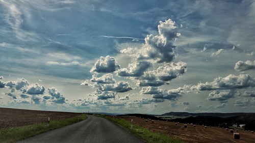 clouds wolken sky himmel road strase nature natur