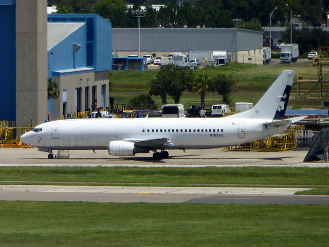 N762AS Boeing 737-4Q8(QC) cn 25099 ln 2334 ex Alaska Airlines Tampa International 14Aug17