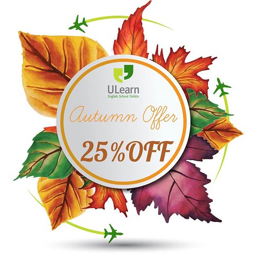 ULearn's prices are going down just like the temperatures in autumn! We're offering 25% OFF on our courses! Contact us NOW! http://ift.tt/2gQYzD8
