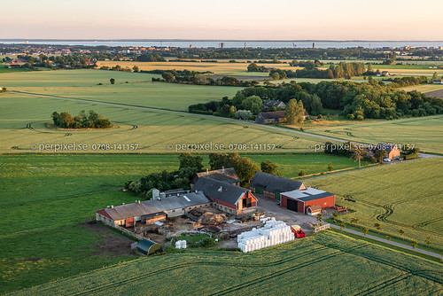 flygfoto gösarp gård höganäs skåne sverige swe