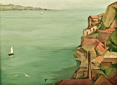 Lisbon and the Tagus River (1960) - Abel Manta (1888-1982)