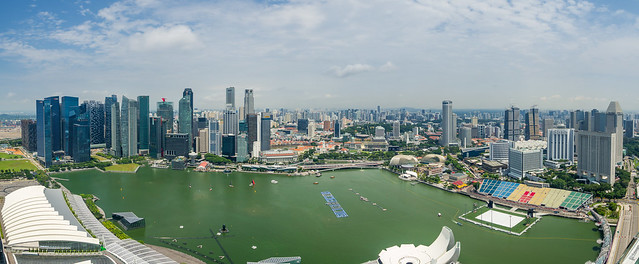 From the Marina Bay Sands