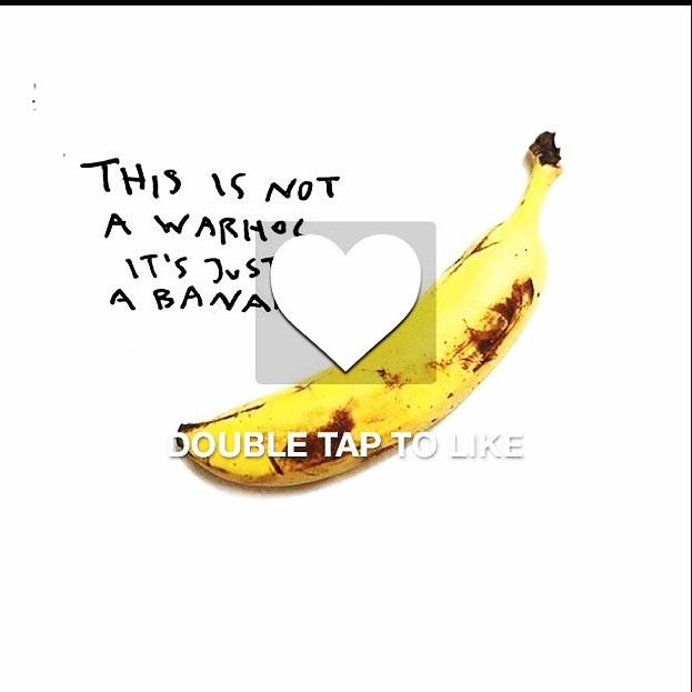 Is this #warhol ? Nope! It's just a #banana ................. 🍌🙉🙊🙈 . . . #Holistic #LifeStyle  #NewAgeEccentricTips  #Love #Beauty #Health #InsideOutsideBeauty #ForEverYoung  #Vitality #Energy #Confidence #Hea