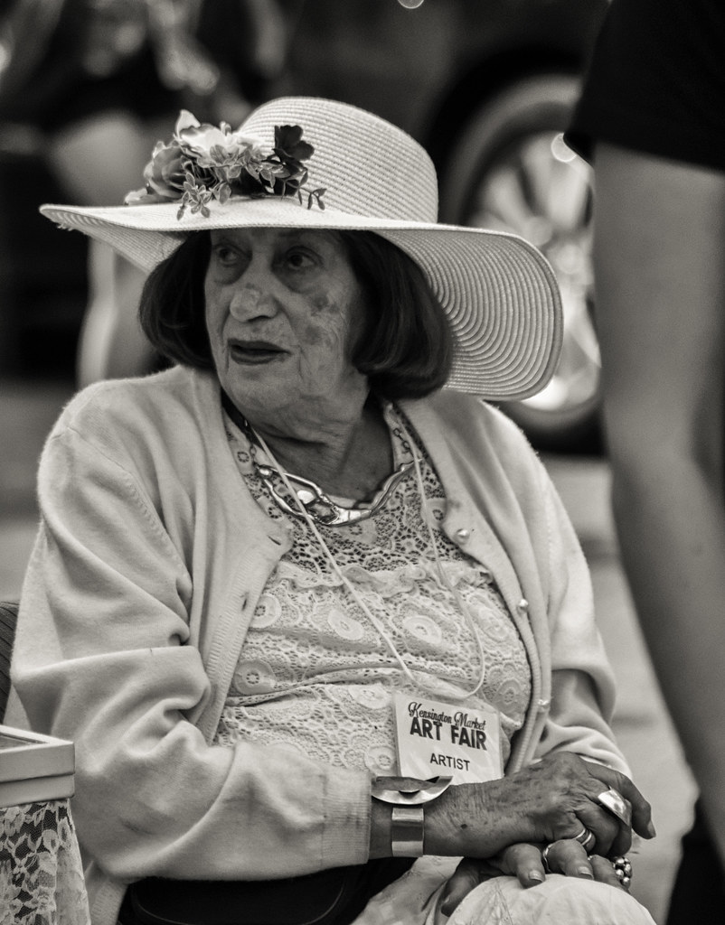 Woman at the Kensington Market Art Fair