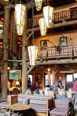 Inside Lake McDonald Lodge