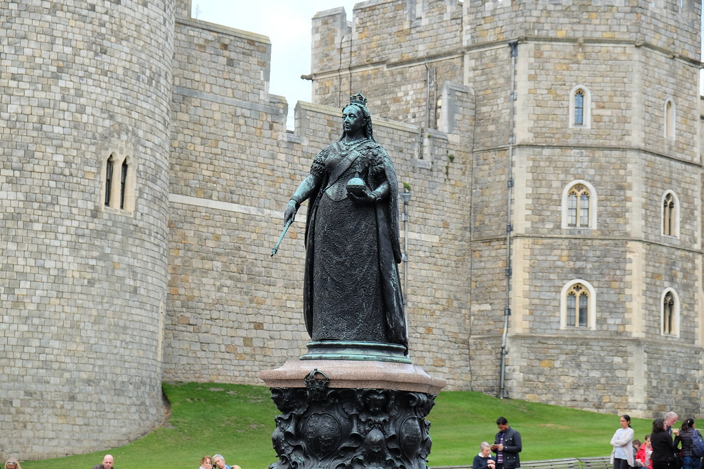 Queen Victoria Outside Windsor Castle