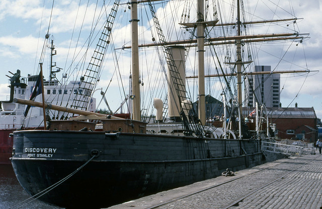 Discovery -stern close view , Dundee, Aug'86.