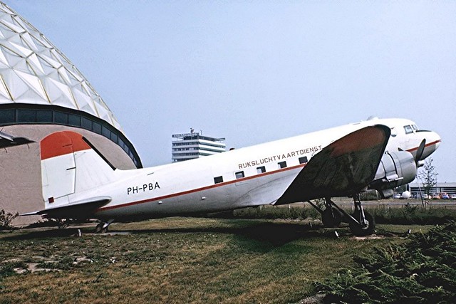 PH-PBA   Douglas DC-3C-47A-75-DL [19434] (Aviadome Museum) Amsterdam-Schiphol~PH 29/08/1976