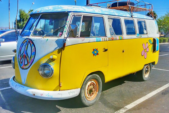 classic hippy bus