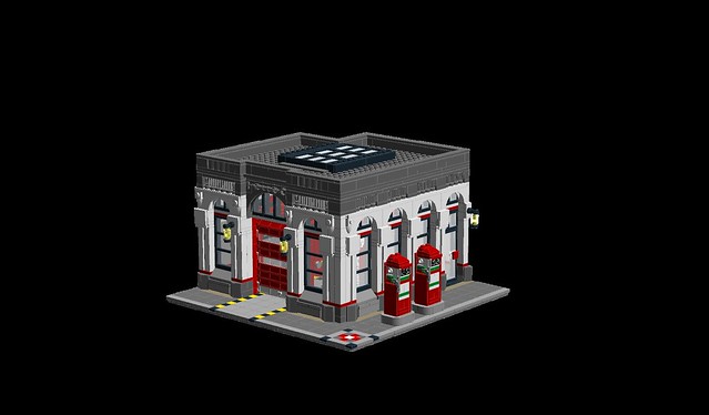 Lego MOC Modular • Garage