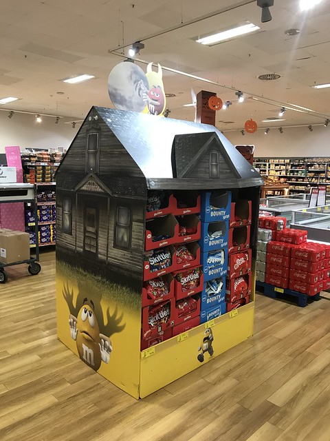 M&Ms Haunted House Display