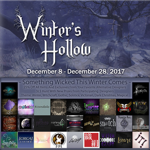 Winter's Hollow Event AD - 2017 Designers | by Morgana Hilra
