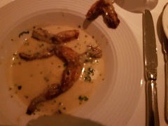 frogs legs at Auberge