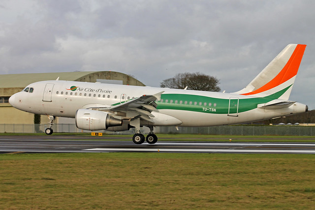 TU-TSN Airbus A-319-112 Air Cote d'Ivoire
