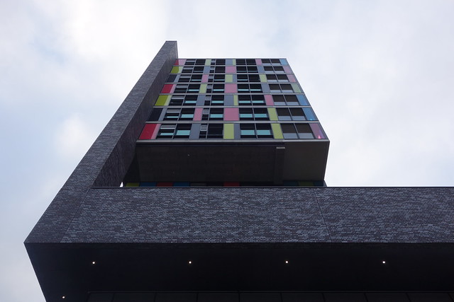 Colorful Talia building in Nijmegen