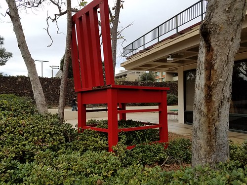 Giant Red Chair - UCSD Campus