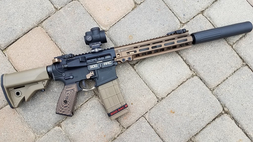 Suppressed 300 AAC Blackout SBR.