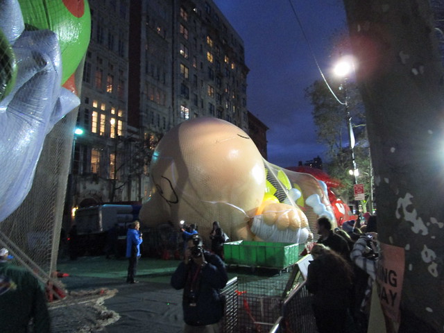 Pre - Parade Macys Balloon Blowout - Thanksgiving Eve 2017 NYC 3897