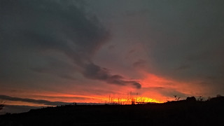 Winter sunset, Co. Antrim