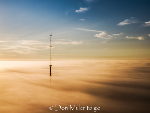 Singular by DonMiller_ToGo, mavicpro sky foggy aerial outdoors goldenhour florida venice unitedstates us