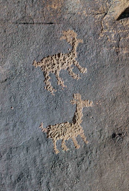 Petroglyphs at Shay Canyon