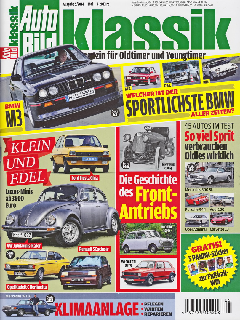Image of Auto Bild Klassik - 2014-05 - cover