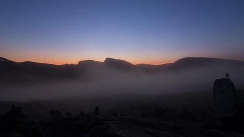 geiranger norway sunrise timelap dalsnibba mountain plateau
