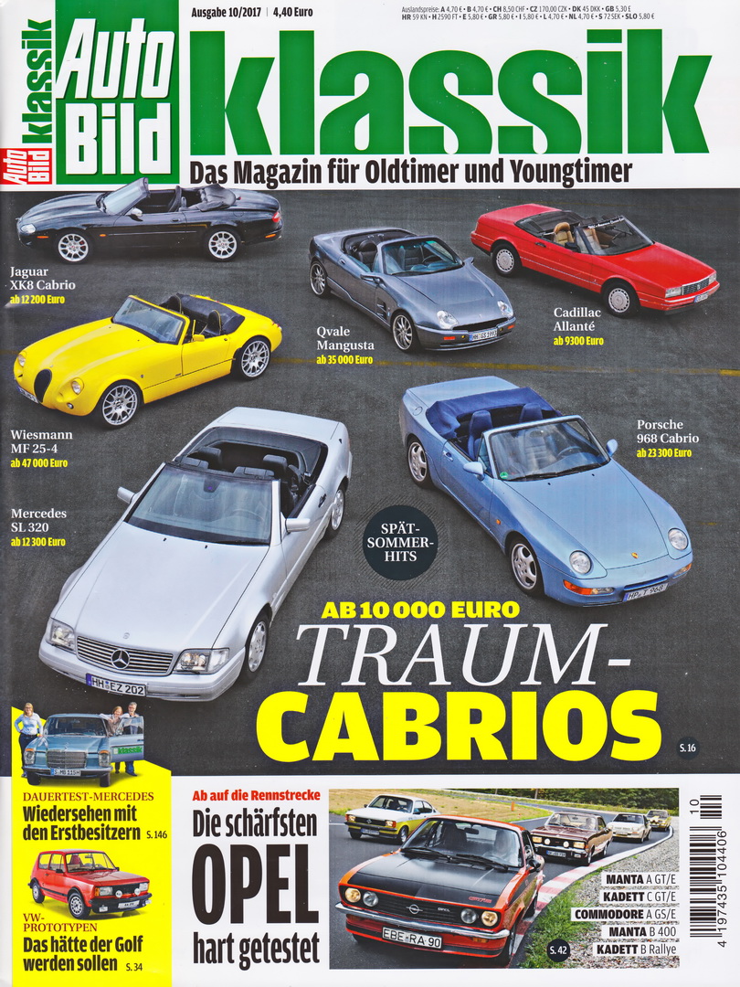 Image of Auto Bild Klassik - 2017-10 - cover