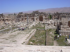 Baalbek, Großer Hof des Jupiter Tempels
