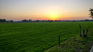 Sunset near Amersfoort