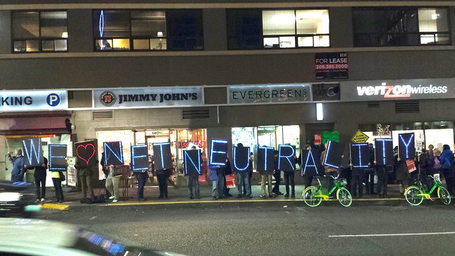 Best We Love Net Neutrality Led Light Panels Photo by Alan Scott