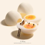 . 11.16 thu “Egg Spa” . たまご温泉 ※温泉たまご、ではありません。 . #卵 #温泉 #Egg #Spa #湯上がりたまご肌 .