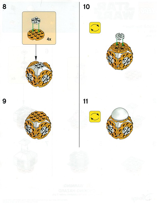Instrukcja budowy Lego BB-8 z Toys R Us 2