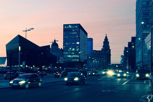 The Strand in dusk light