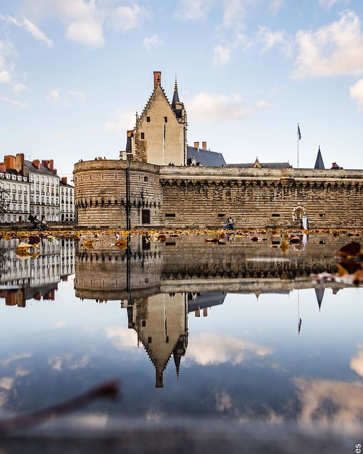 #Nantes deux #château pour le prix d’un. #miroirdeau . . . #france #nikon #nikonfr #nikonfrance #bd_sky #nikontop #igersnantes #igersfrance #igersoftheday #loves_france_ #puddlegram #reflet #puddle #reflectiongram #reflexion #exclusive_reflection #exclusi