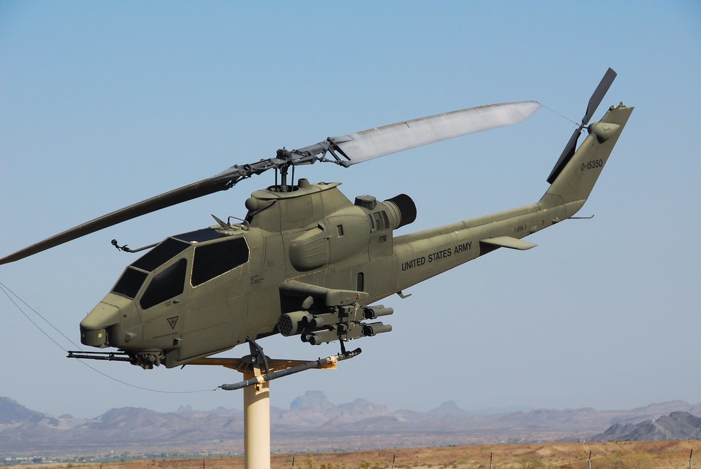AH-1F Cobra 66-15350 (0-15350) ex U.S.Army. Gate-Guard, Yuma Proving Grounds, Arizona. 3rd of June 2016.