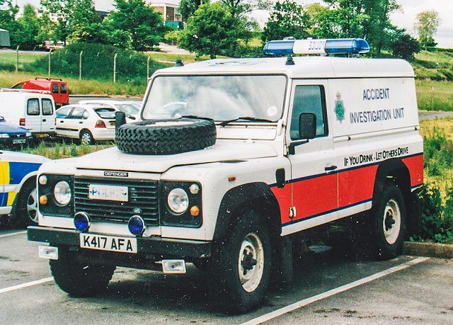 Staffordshire Police LR 110 Defender K417 AFA AIU