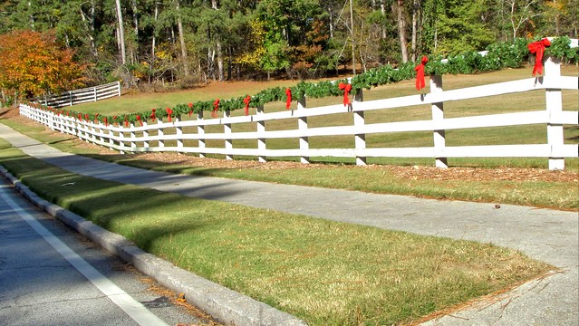 Christmas Fence