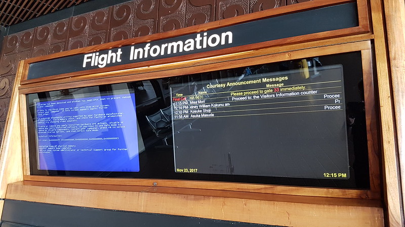 Airports run on Windows, or they don't