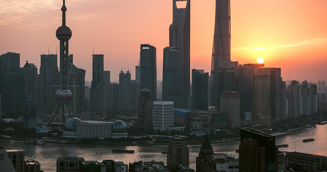 Shanghai Skyline at Dawn
