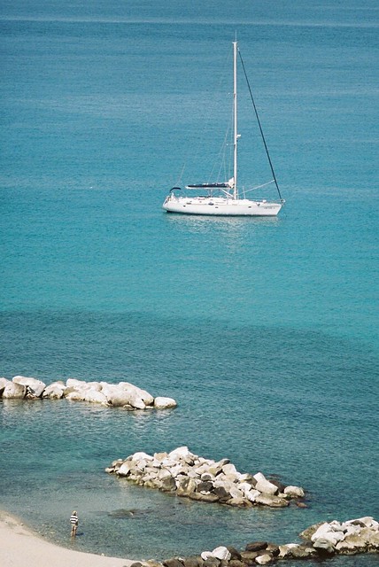 Man and yacht. Italy 17