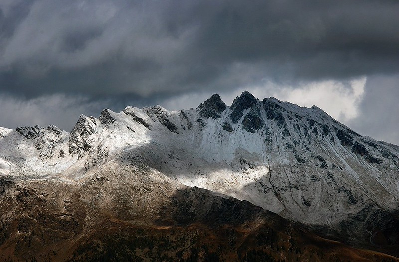 20050930-005P | Erster Schnee im Ridnauntal. Stubaier Alpen, 30.09.2005