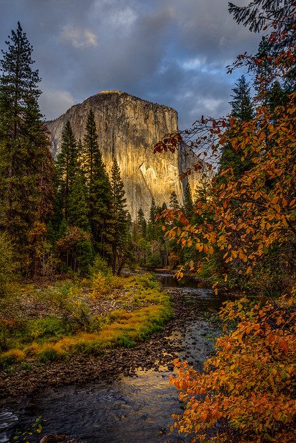 Yosemite's El Capitan in the Fall