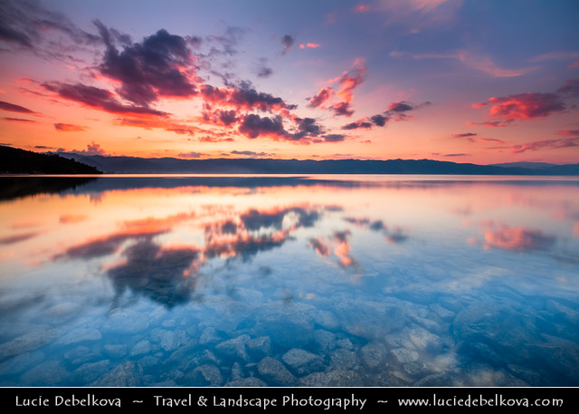 Macedonia (FYROM) - Ohrid Lake during Sunset