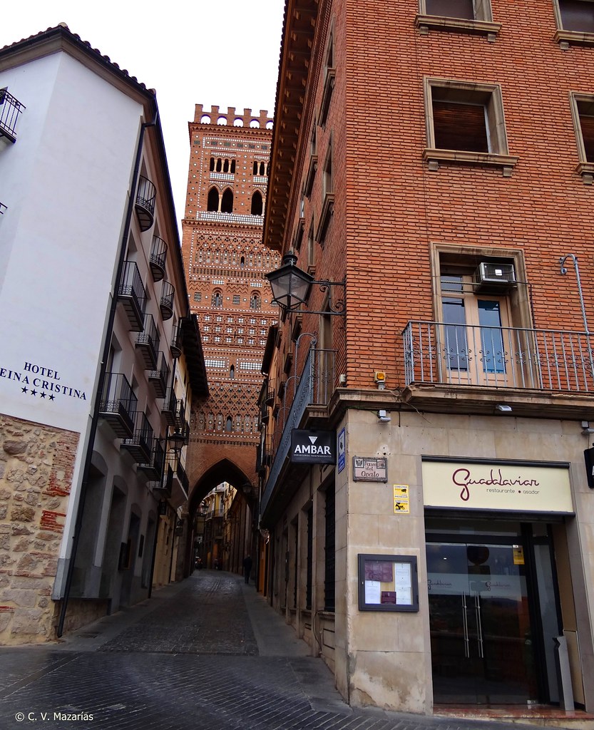 Calles de Teruel, España.